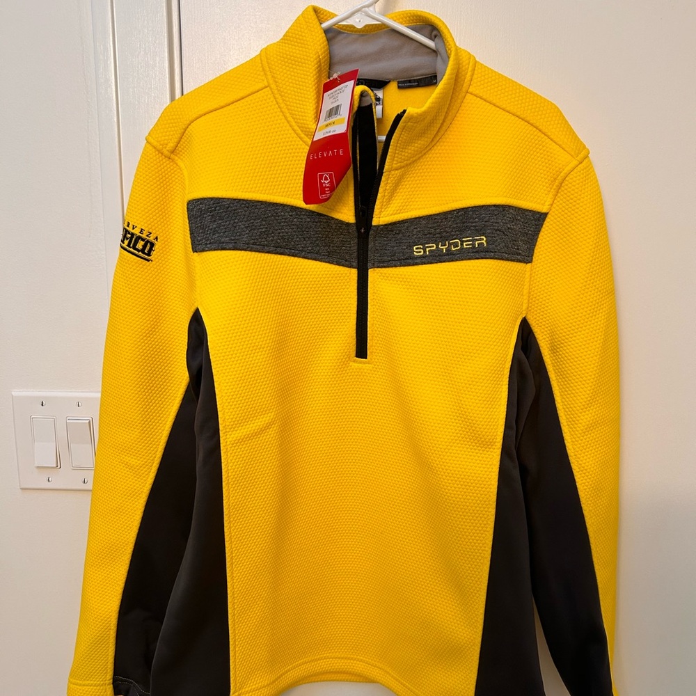 Spyder men’s half zip fleece jacket (brand new with tags)